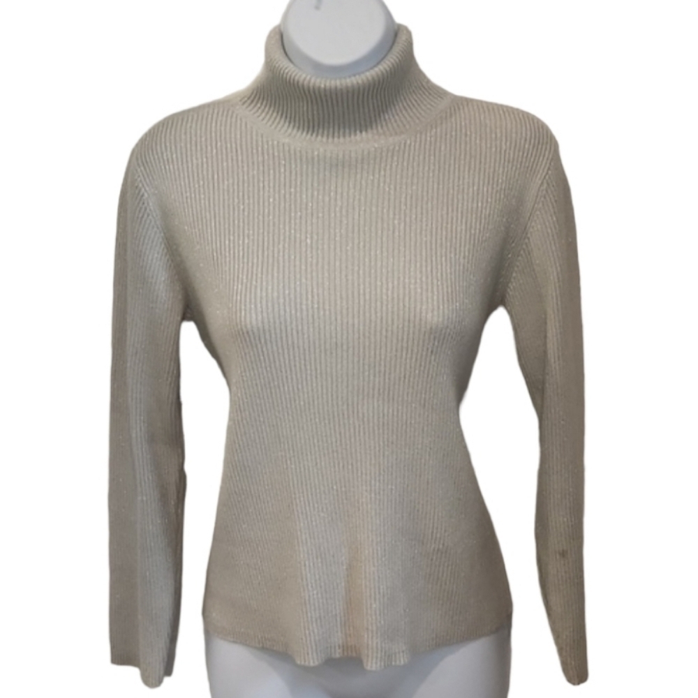 Liz Claiborne Metallic Turtle Neck